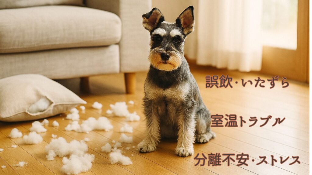 お留守番で起きやすい3つのトラブル画像