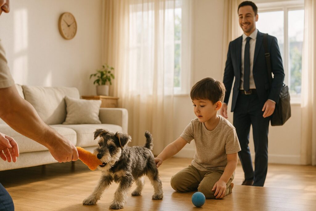 忙しい家族運動画像