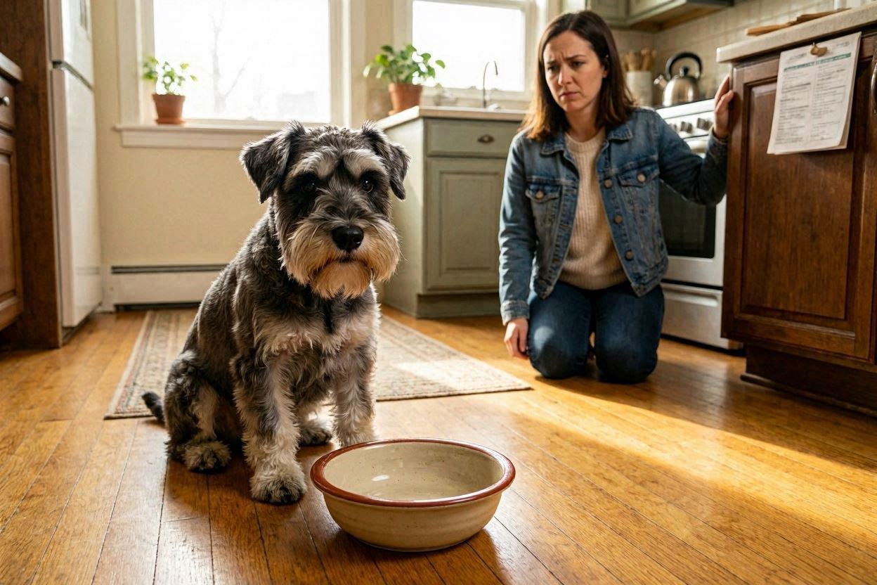 犬のダイエット中に食事量を急激に減らすNGな例